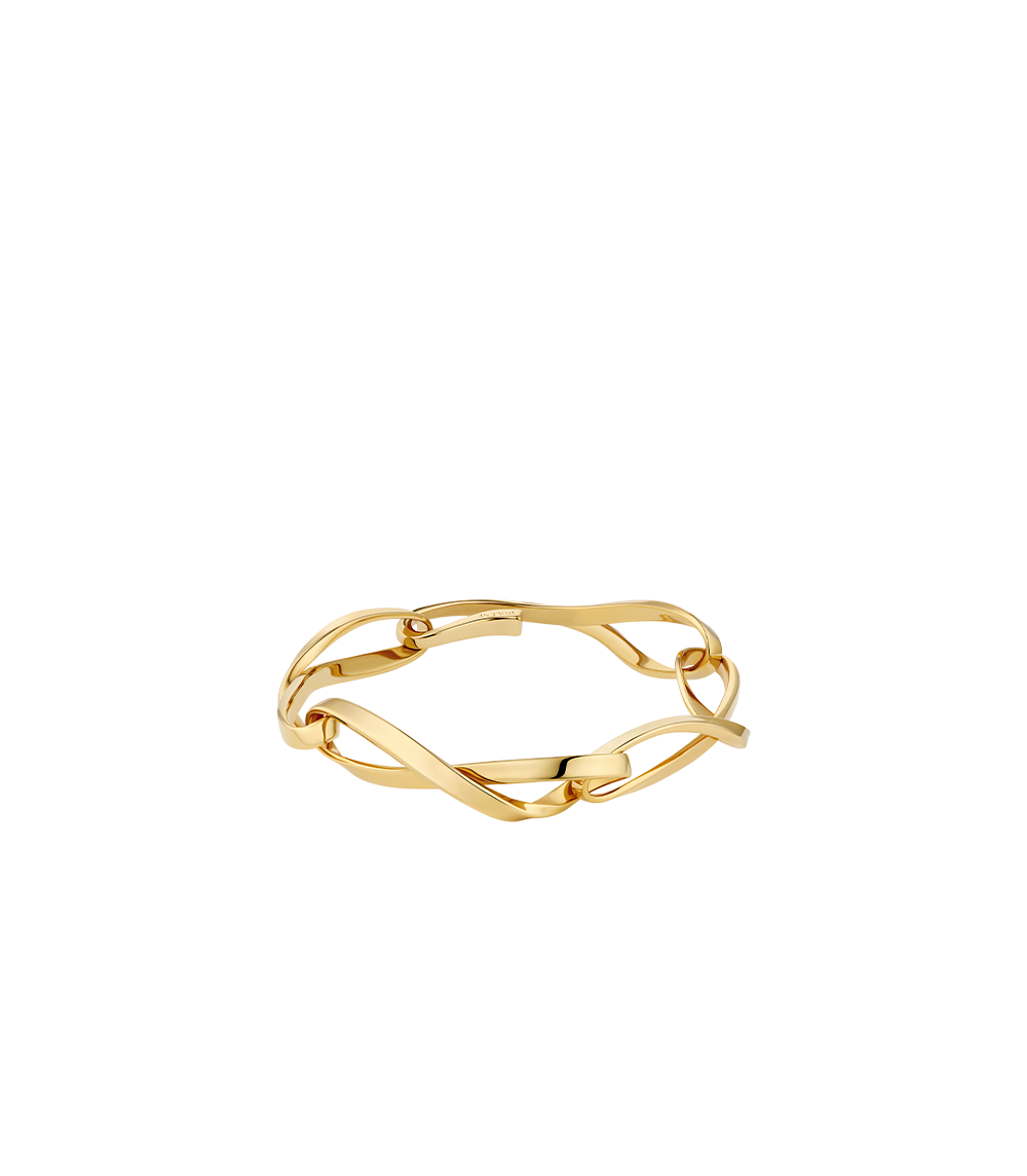 Polène | Chain Bracelet - Éole - Gold in 24-carat gold gilding