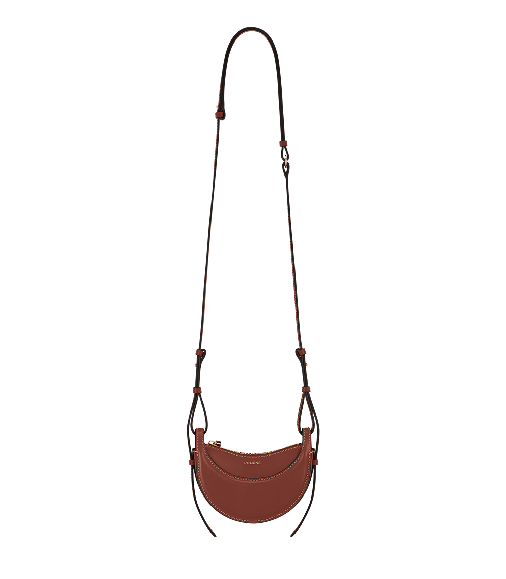 Polène | Bag - Numéro Dix Micro - Smooth Cognac – Polène NL