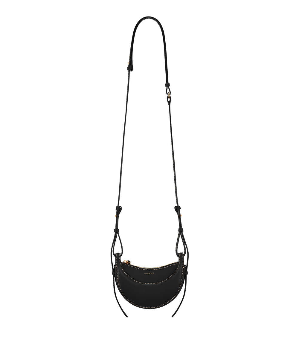 美品 POLÈNE ポレーヌ Numéro Dix テクスチャード ブラック Polène | バッグ - Numéro Dix - ブラック スムース – Polène JP