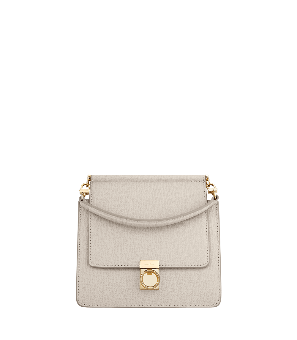 Pol ne Bag Num ro Sept Mini Craie Textured leather