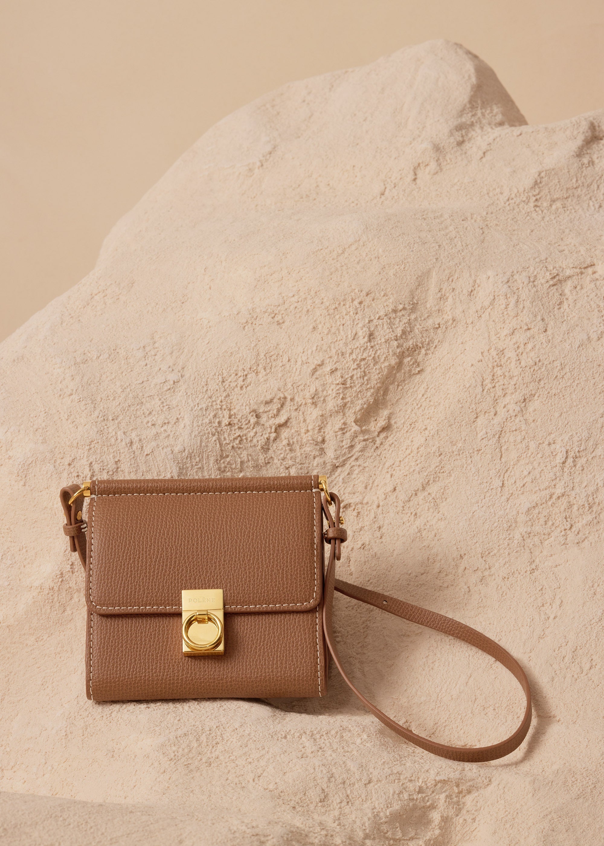 Polène | Bag - Numéro Neuf Mini - Textured Taupe