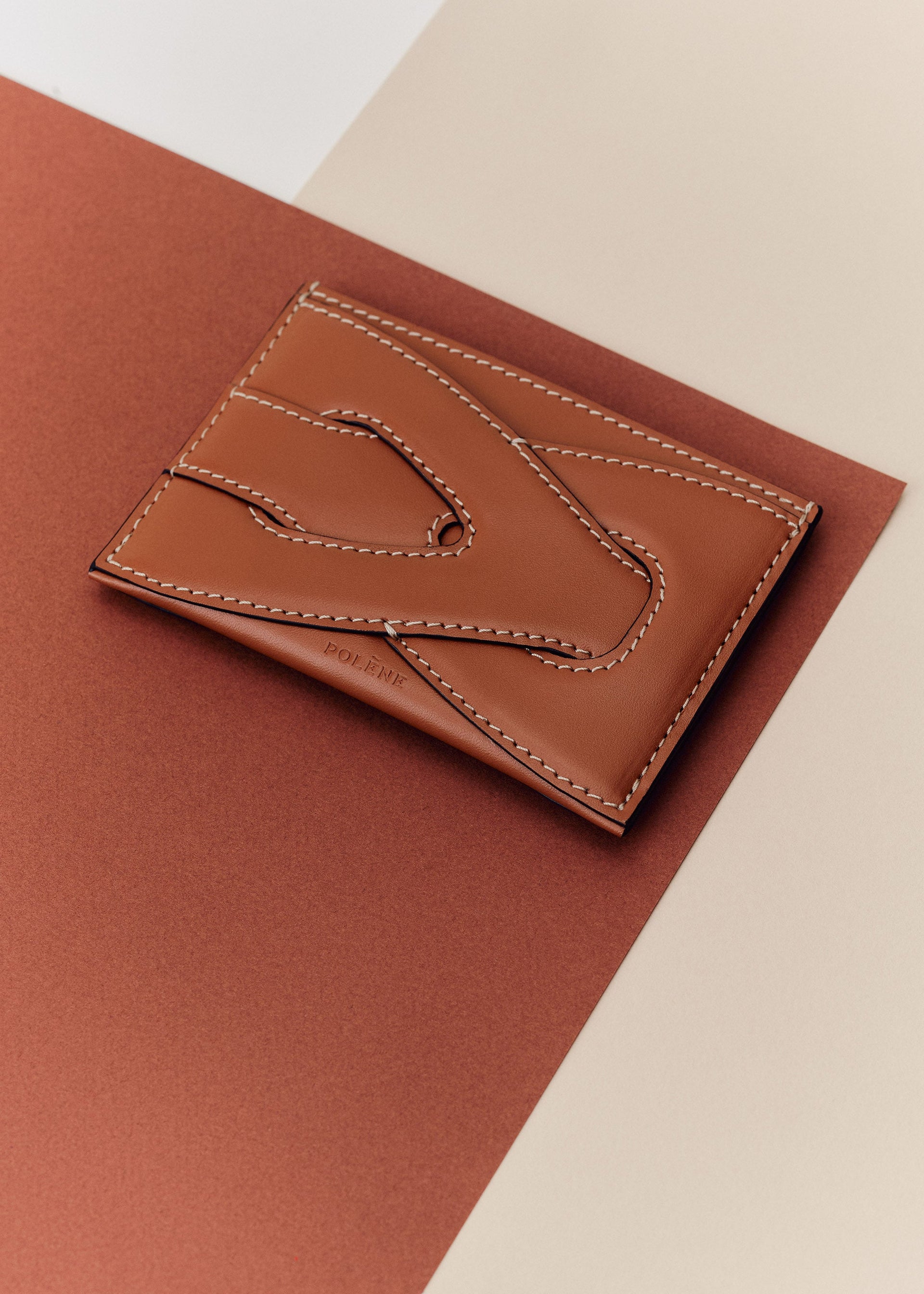 Nodde Card Holder - Cognac