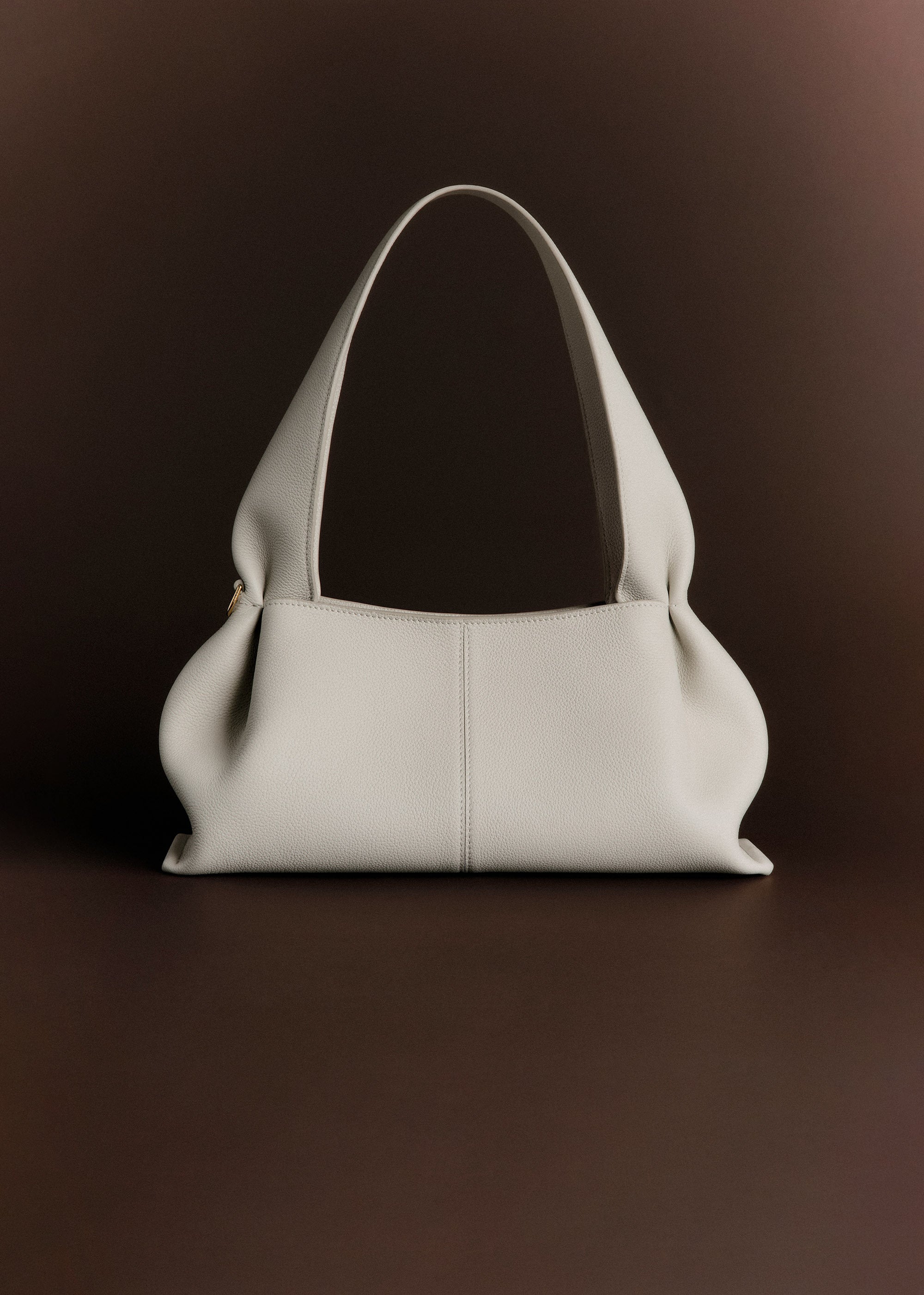Polène | Bag - Numéro Neuf East-West - Textured Chalk – Polène NL
