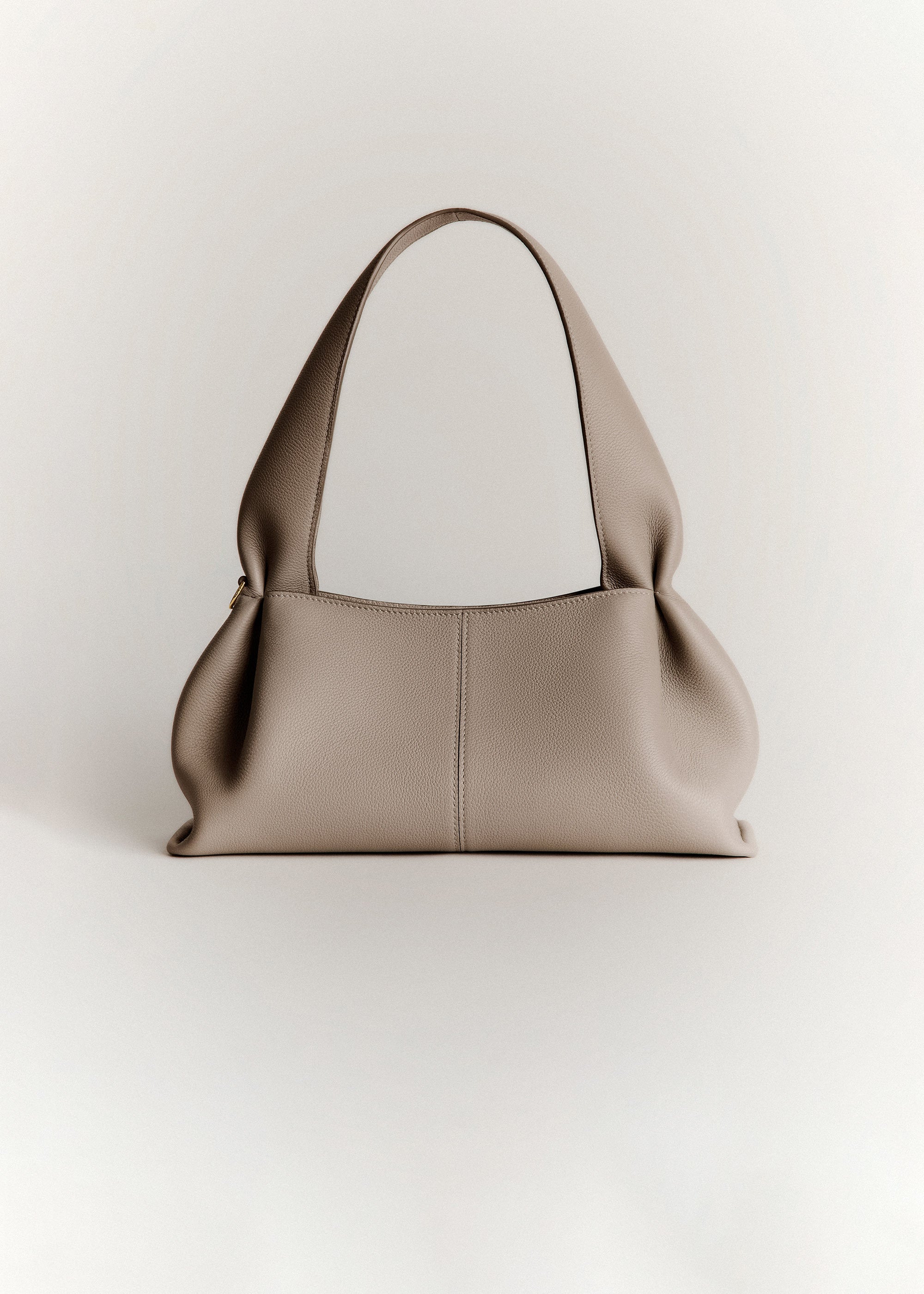 Polène | Bag - Numéro Neuf East-West - Textured Taupe – Polène NL