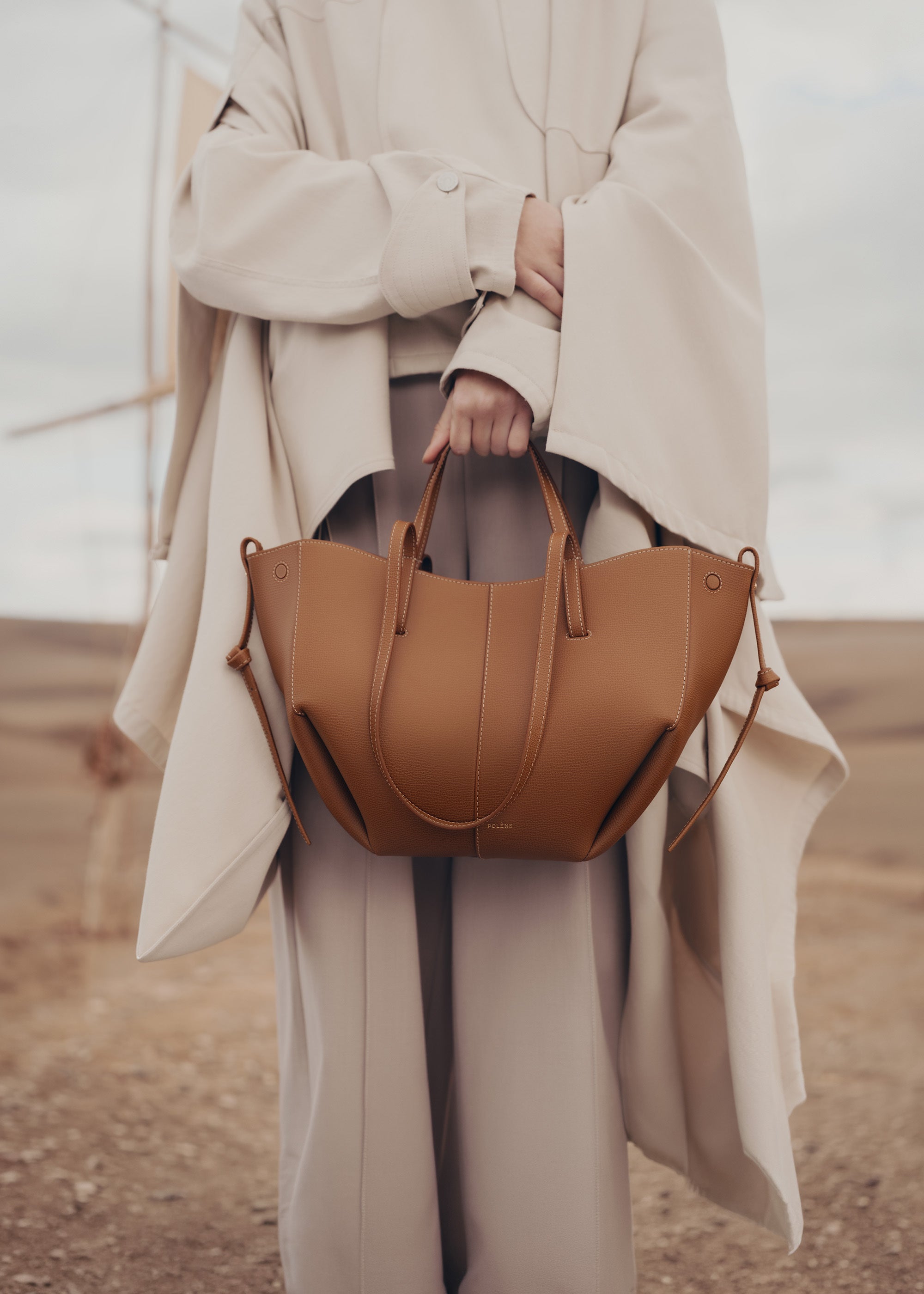 Polène | Bag - Cyme Mini - Textured Camel – Polène NL Polène | Bag - Cyme Mini - Textured Camel – Polène NL