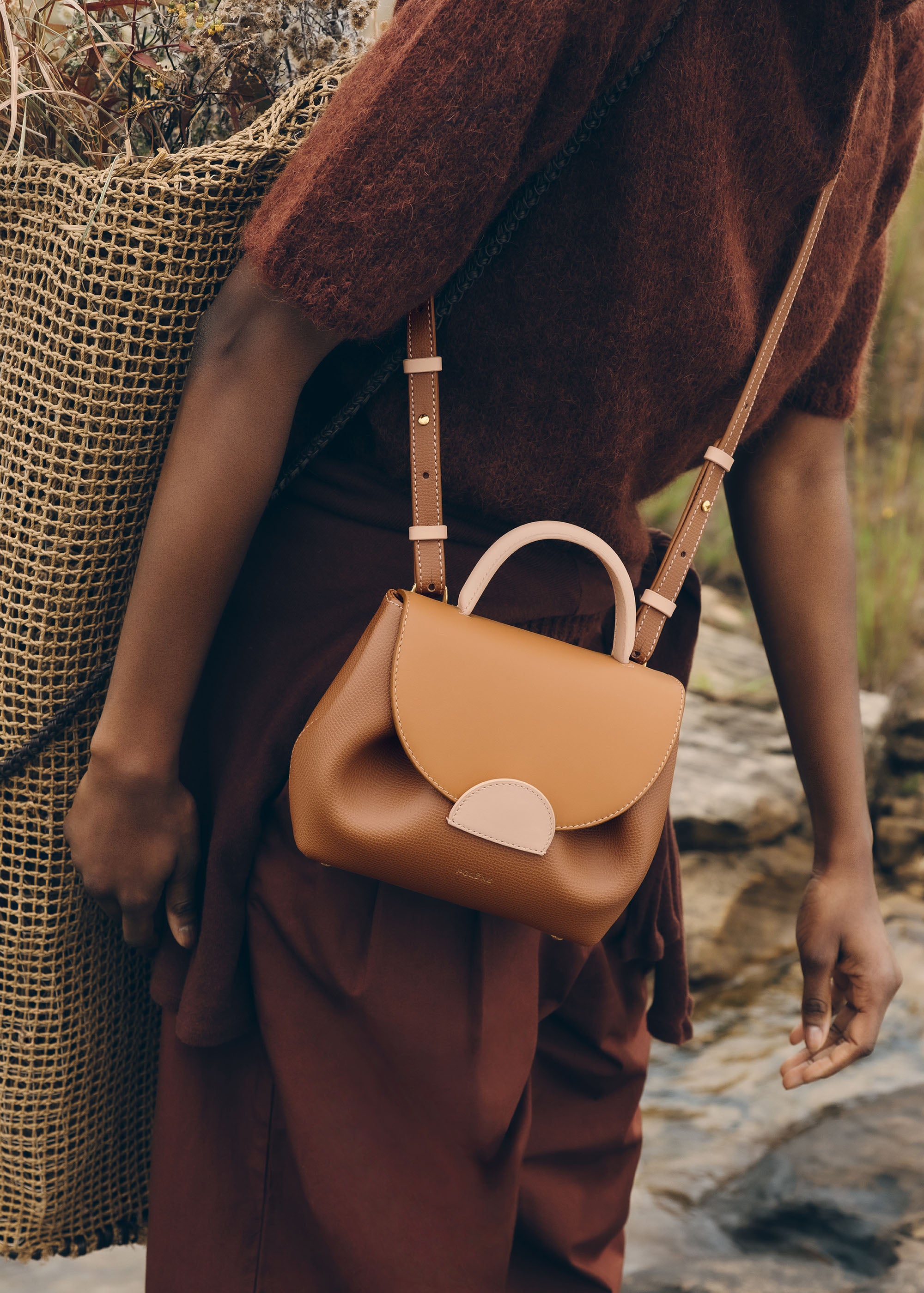 Polène | Bag - Numéro Un Nano - Trio Camel – Polène NL