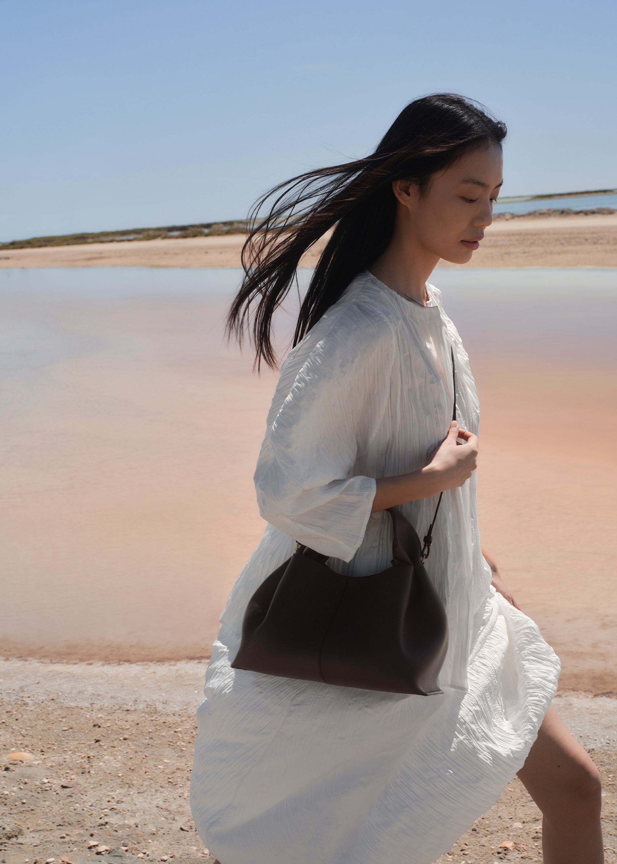 Polène | Bag - Numéro Neuf - Textured Ebony – Polène NL