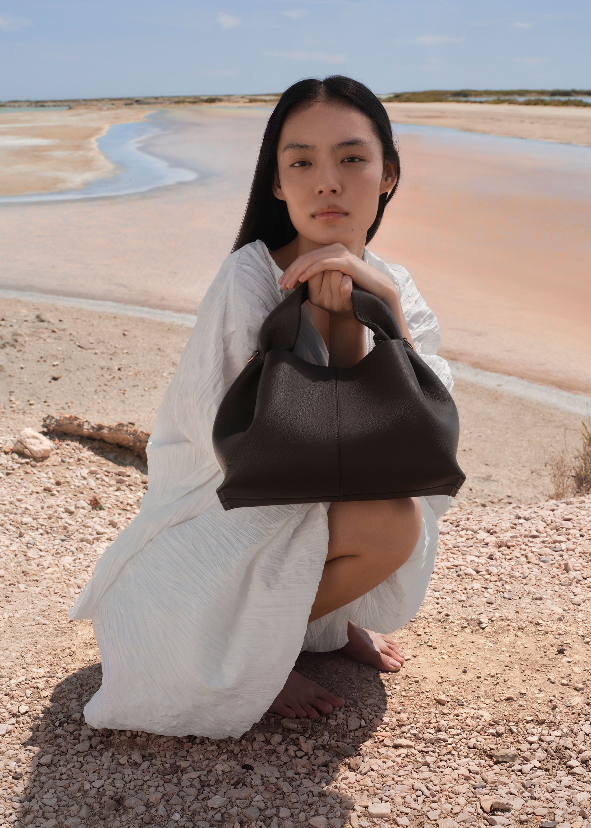 Polène | Bag - Numéro Neuf - Textured Ebony – Polène NL
