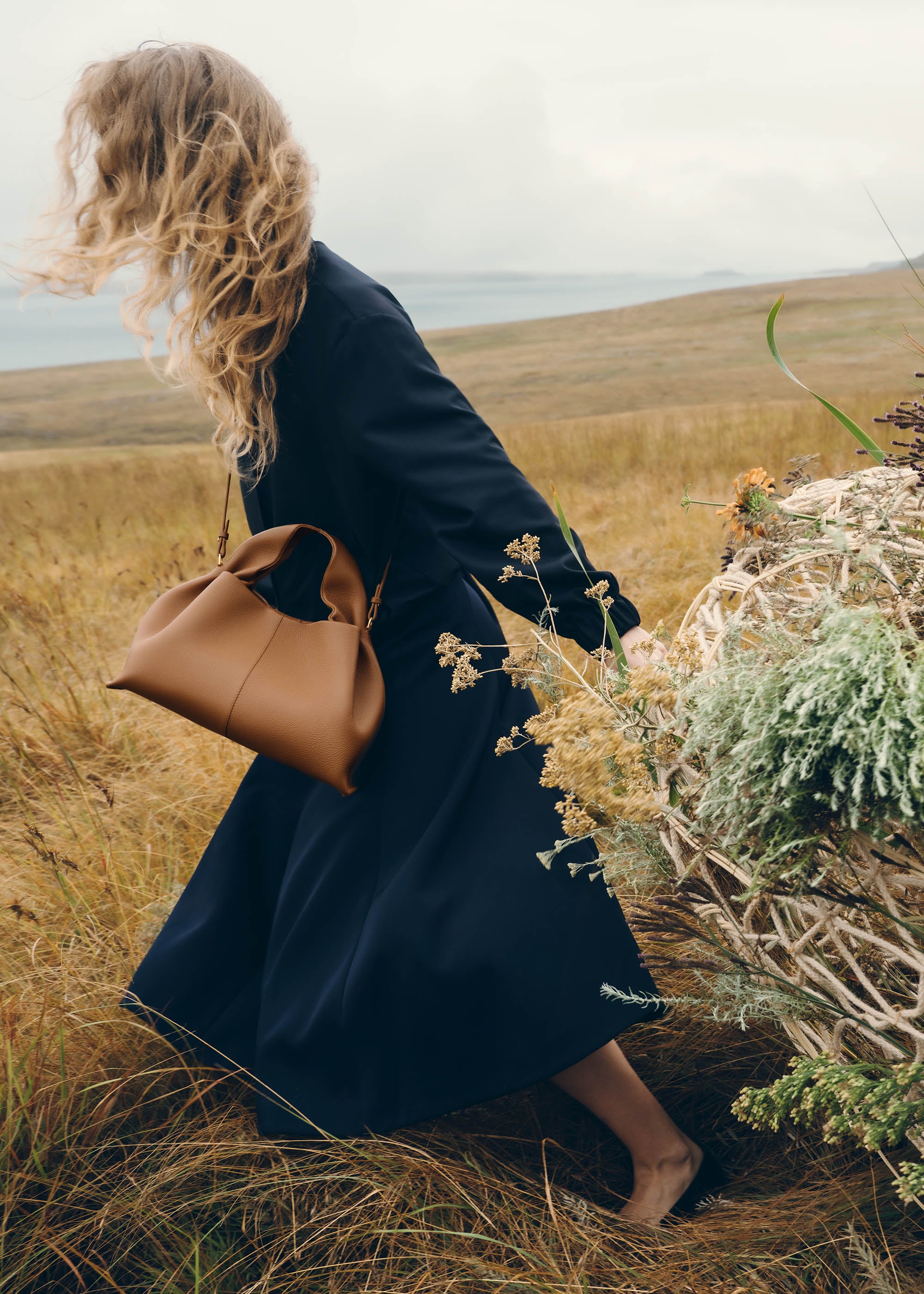 Polène | Bag - Numéro Neuf - Textured Camel – Polène NL