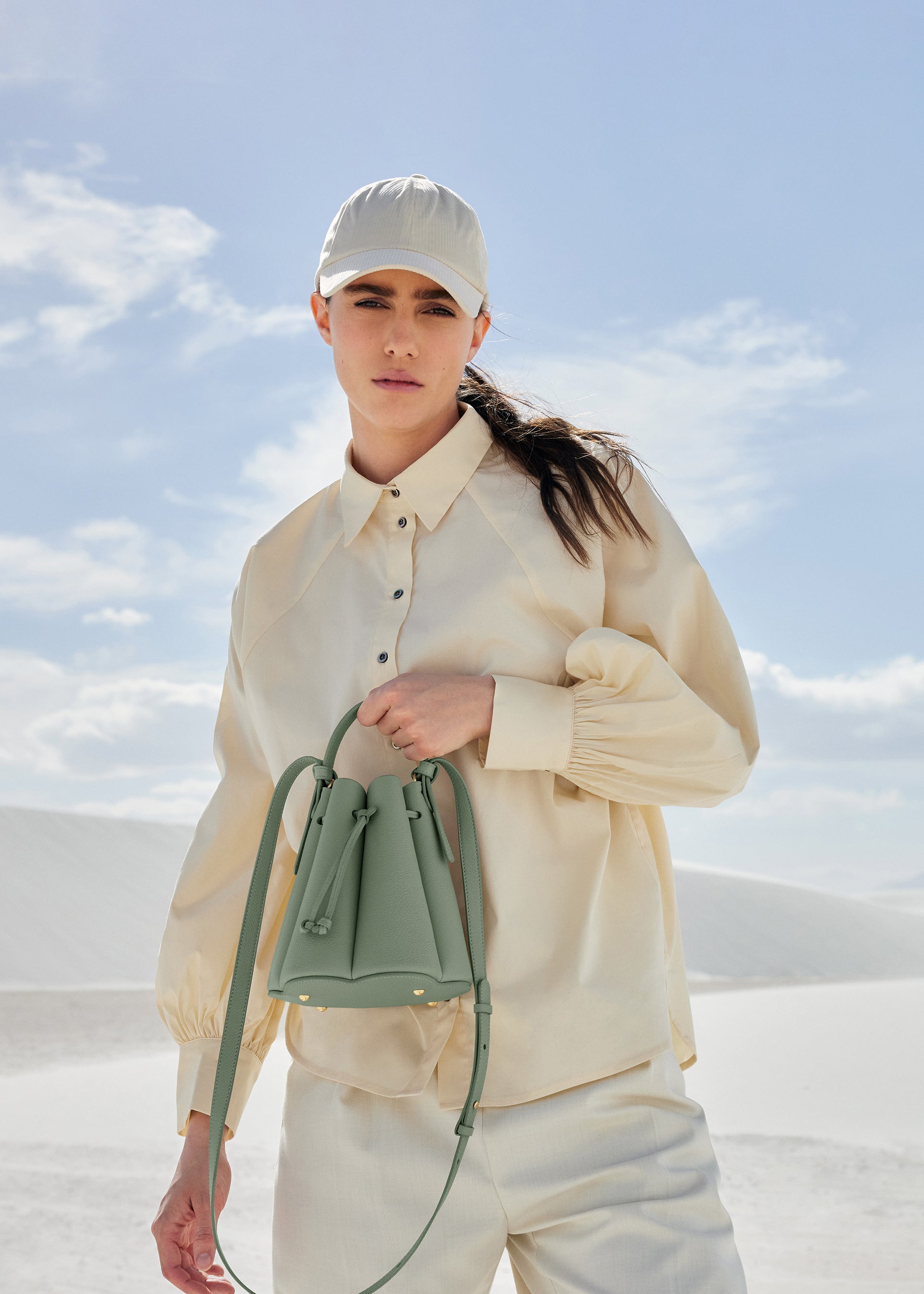 Bolsos Clutch Bolso De Mano Polène Numéro Huit Mini Textured