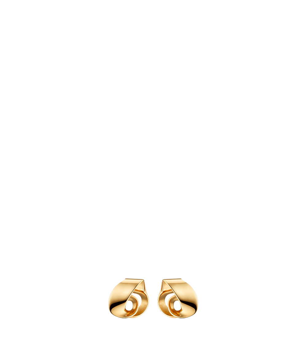 Éole Stud Earrings - 24 carat gold gilded