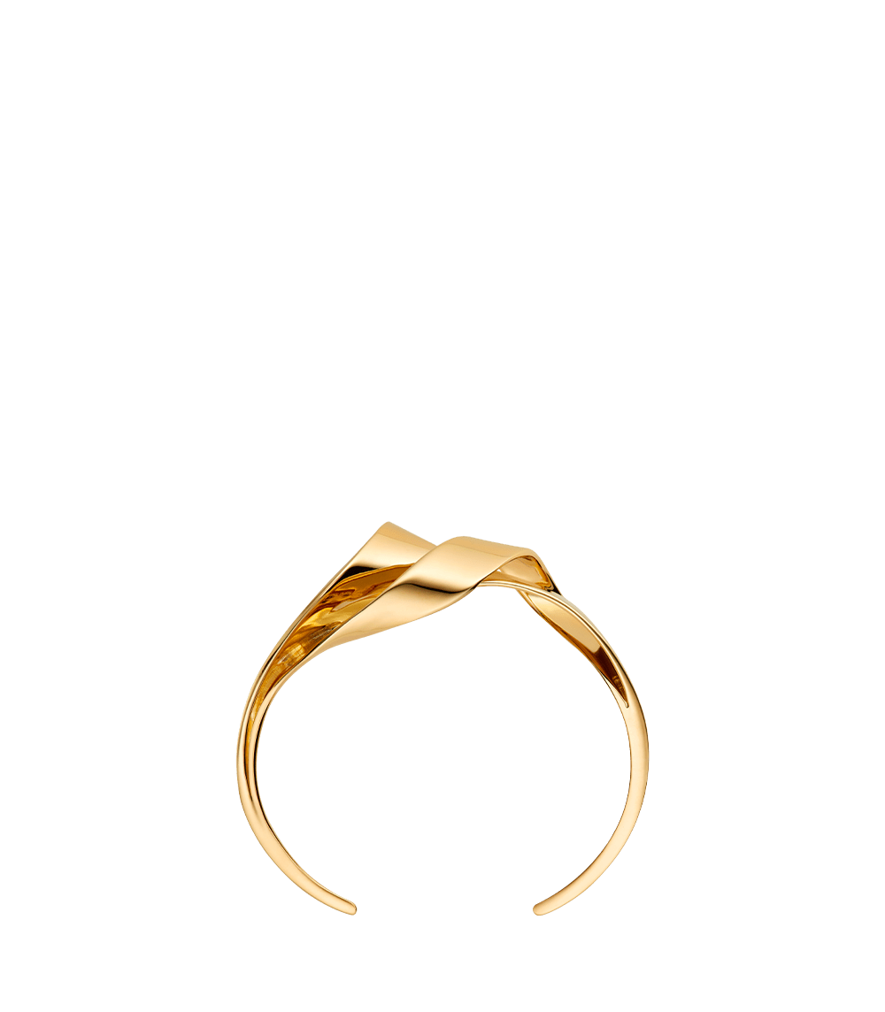 Éole Cuff - 24 carat gold gilded