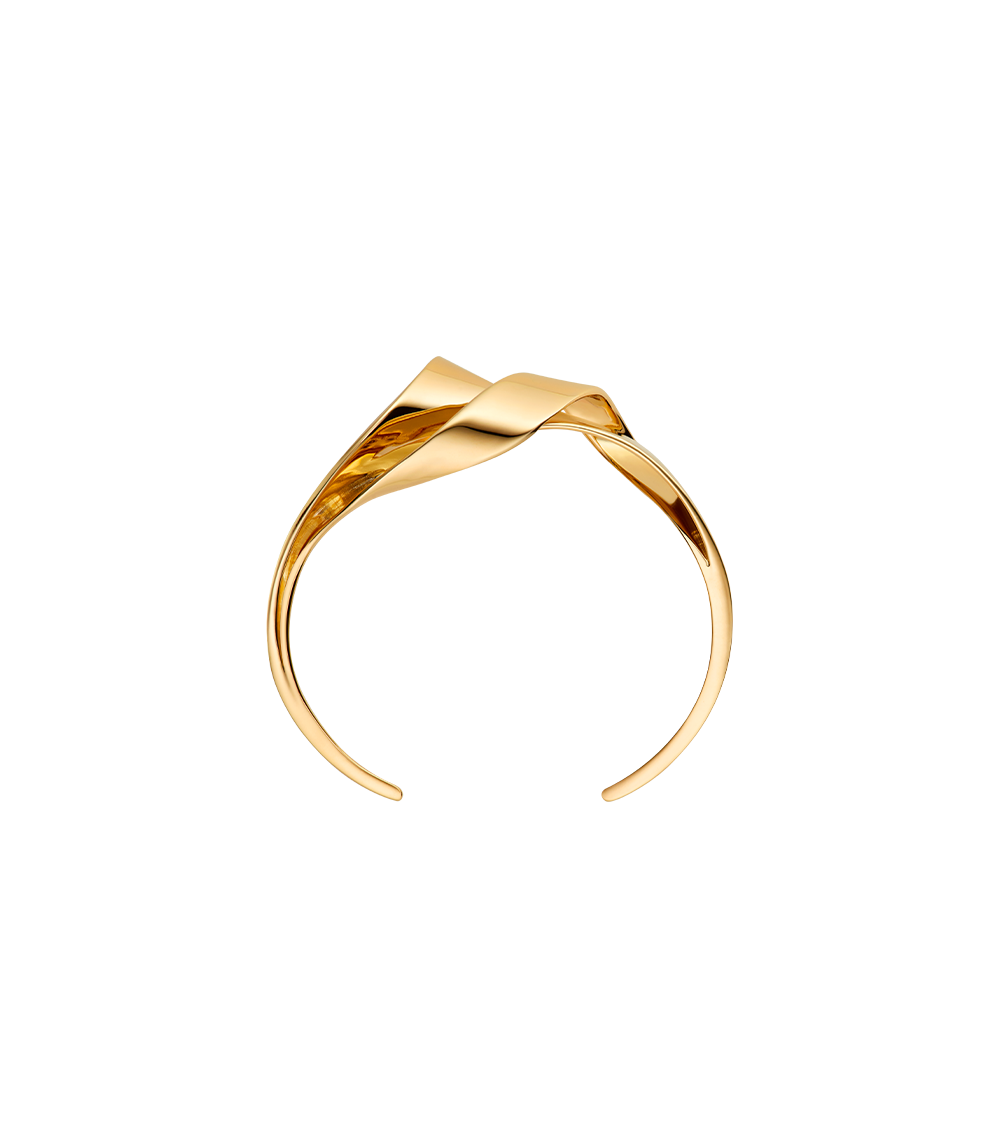 Éole Cuff - 24 carat gold gilded