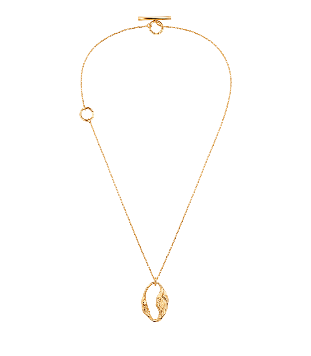 Eroz Pendant - 24 carat gold gilded