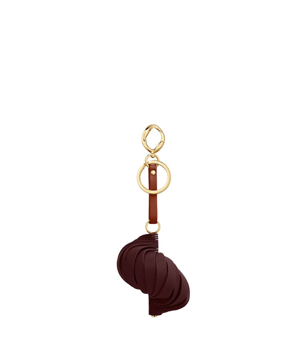 Elis Keyring - Duo Burgundy