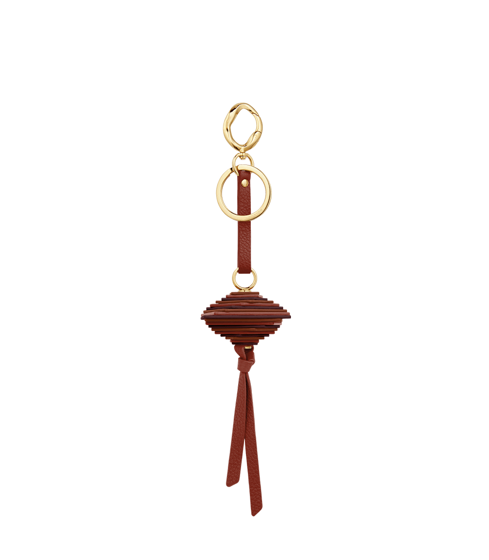 Scala Keyring - Trio Burgundy