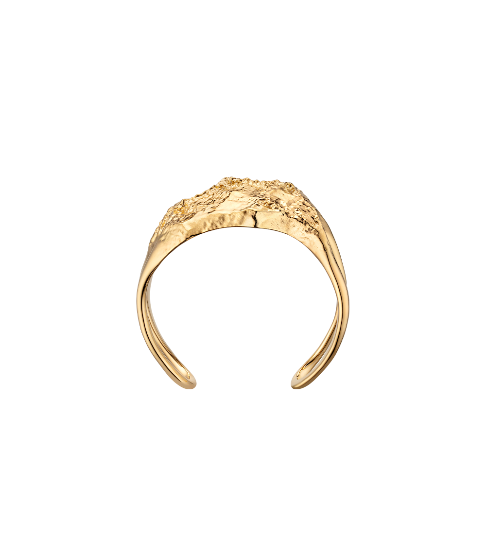 Eroz Cuff - 24 carat gold gilded