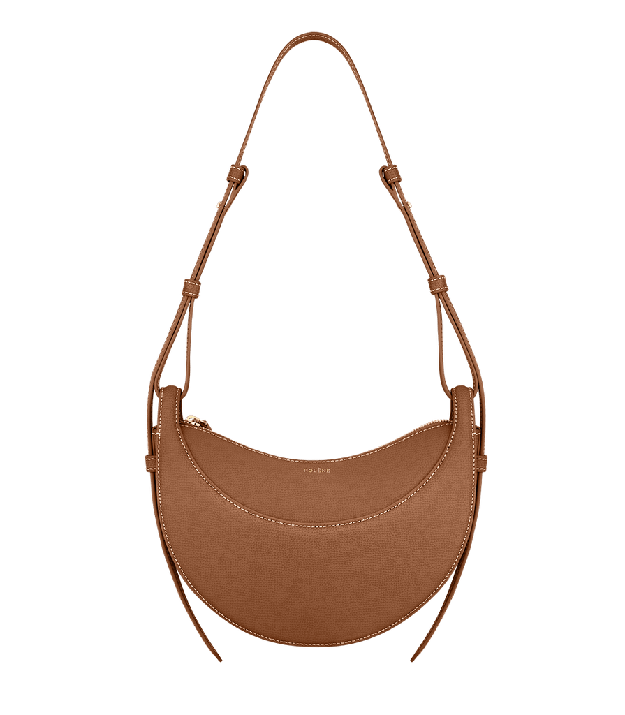 Polène  Bag - Numéro Dix - Monochrome Camel Textured leather