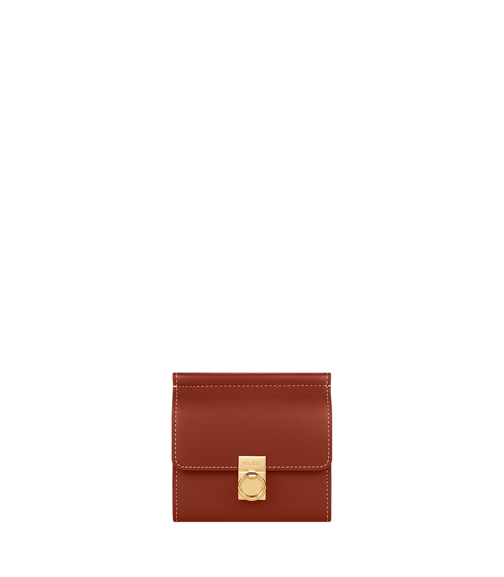 Numéro Sept Wallet - Smooth Terracotta