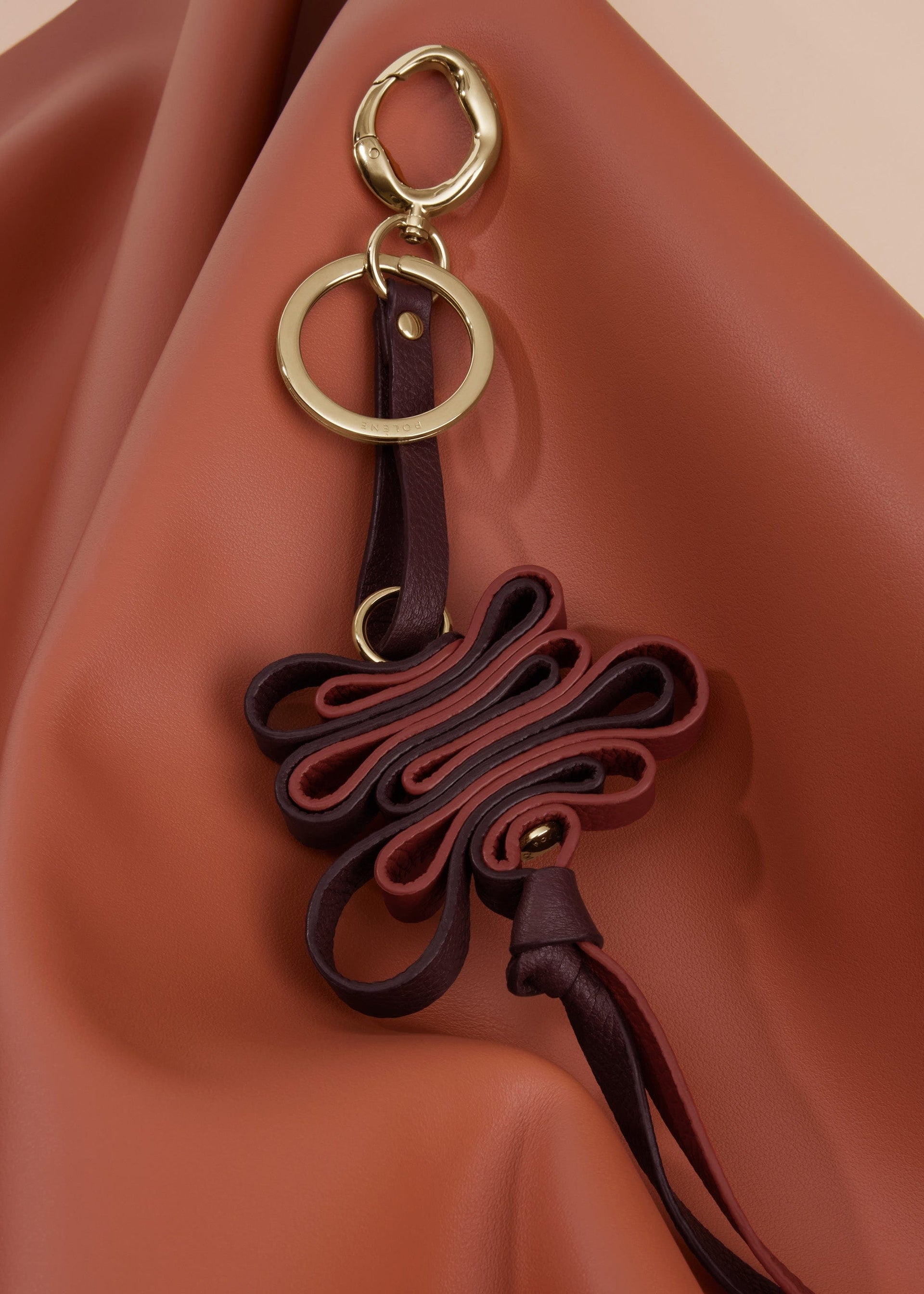 Ziggy Keyring - Duo Burgundy